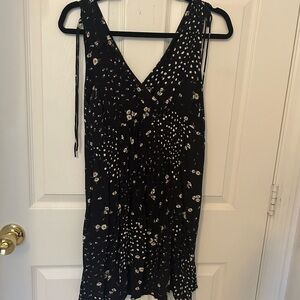 Lucky Brand Black and White Patterned Dress